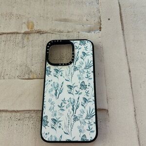 Casetify iPhone 13 Promax Blue Floral Case